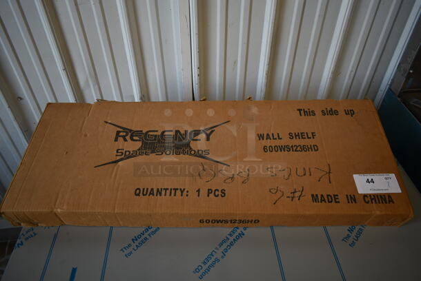 BRAND NEW IN BOX! Regency 600WS1236HD Stainless Steel Wall Shelf.  - Image 3 of 6