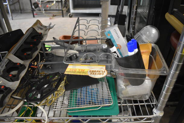 ALL ONE MONEY! Lot of Various Items Including Metal Basket, K Cup Rack and Cooling Rack! - Image 4 of 5