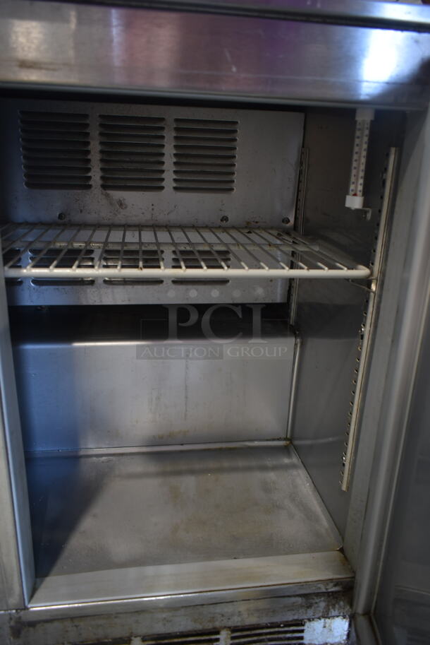 Beverage Air UCR34Y Stainless Steel Commercial 2 Door Undercounter Cooler on Commercial Casters. 115 Volts, 1 Phase. Tested and Working! - Image 4 of 6