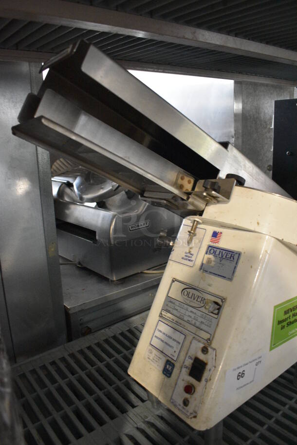 Oliver Model 702-N Stainless Steel Commercial Countertop Bagel Slicer. 115 Volts, 1 Phase. 13x30x26. Tested and Working! - Image 6 of 6