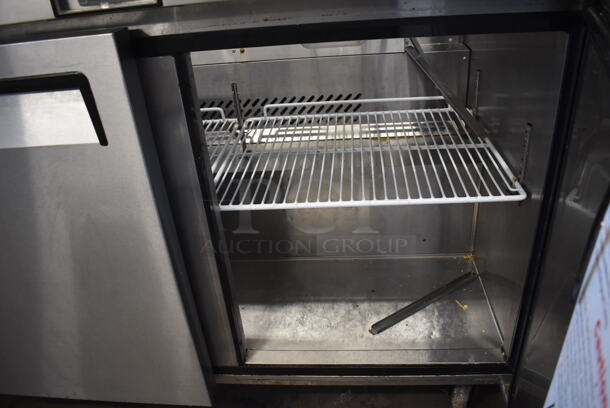 2020 Migali C-SP48-12-HC Stainless Steel Commercial Sandwich Salad Prep Table Bain Marie Mega Top on Commercial Casters. 115 Volts, 1 Phase. 48x30x45. Tested and Working! - Image 5 of 8