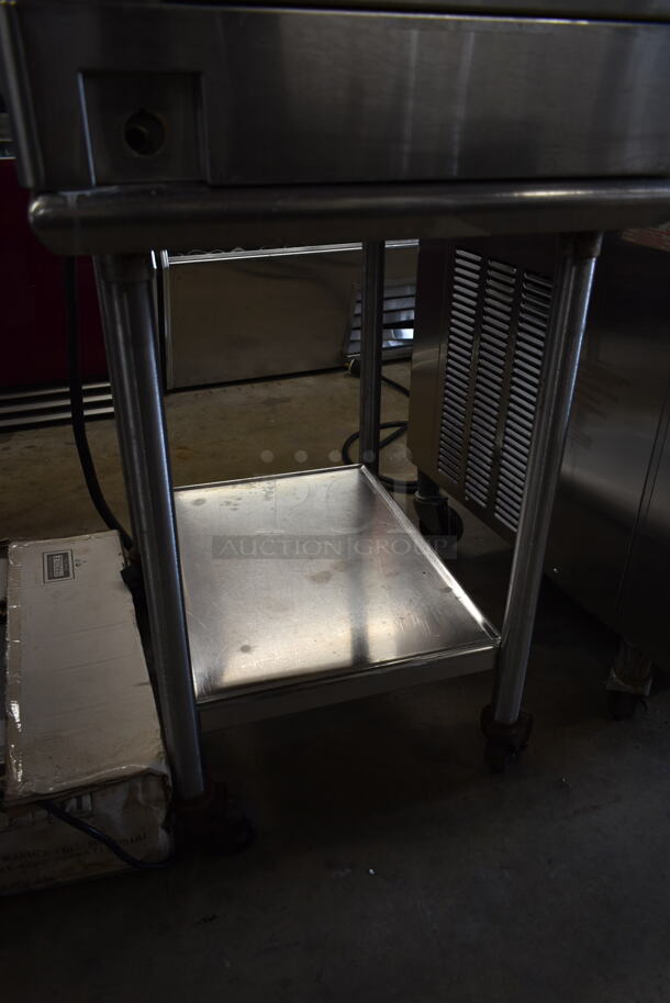 Cleveland Stainless Steel Commercial Countertop Electric Powered Single Deck Steam Cabinet on Table w/ Under Shelf. 250 Volts, 3 Phase. - Image 2 of 10