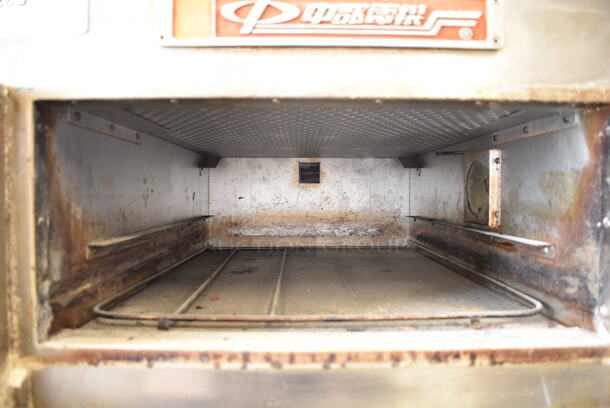 4 Stainless Steel Commercial Electric Powered Single Deck Bakery / Pizza Ovens on Commercial Casters. 4 Times Your Bid! - Image 3 of 7