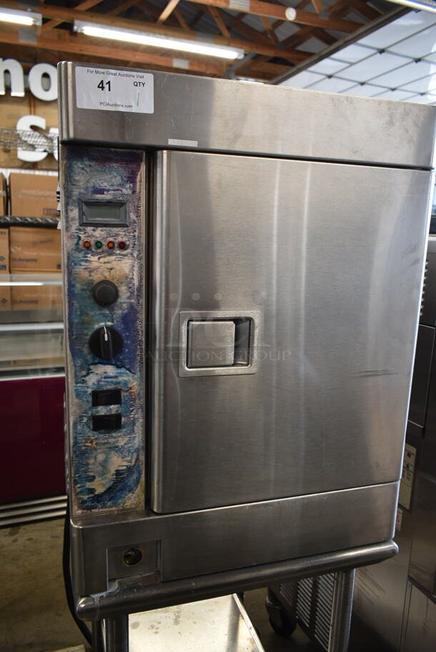 Cleveland Stainless Steel Commercial Countertop Electric Powered Single Deck Steam Cabinet on Table w/ Under Shelf. 250 Volts, 3 Phase. - Image 3 of 10