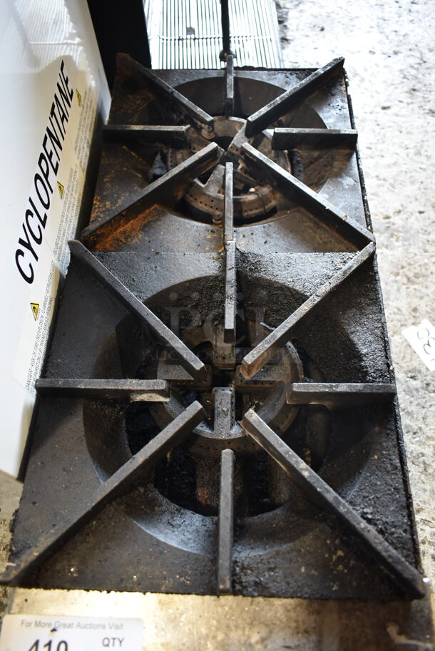 Star Max Stainless Steel Commercial Countertop Natural Gas Powered 2 Burner Range. - Image 3 of 6