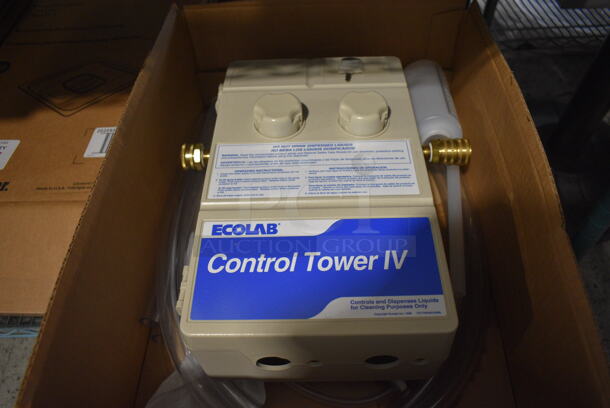 2 Ecolab Control Tower IV Dispensers. 12x16x5.5. 2 Times Your Bid!