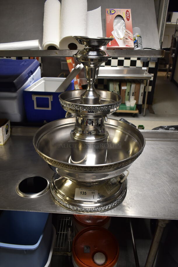 Metal Countertop Chocolate Fountain. (dish room)