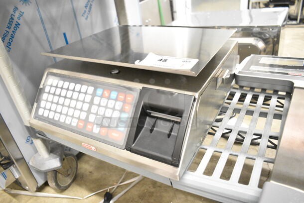 BRAND NEW SCRATCH AND DENT! Torrey W-LABEL40L 40 lb. WiFi Price Computing Scale with Thermal Label Printer. Tested and Working! - Image 3 of 8