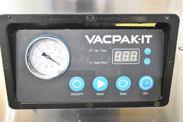 VacPak-It 186VMC10OP Stainless Steel Commercial Countertop Vacuum Sealer. 120 Volts, 1 Phase. Tested and Working! - Image 2 of 7