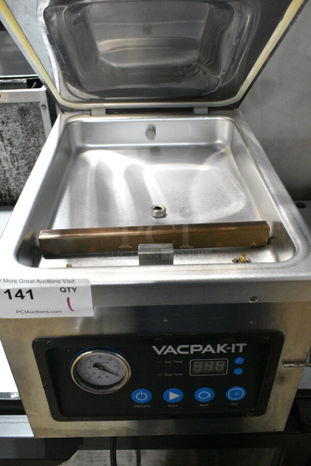 VacPak-It 186VMC10OP Stainless Steel Commercial Countertop Vacuum Sealer. 120 Volts, 1 Phase. Tested and Working! - Image 4 of 7