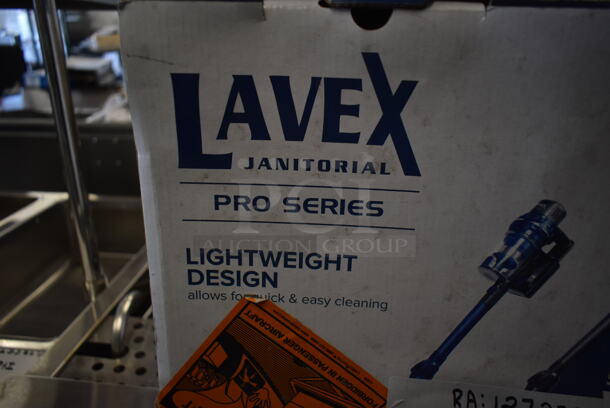 BRAND NEW SCRATCH AND DENT! Lavex 457VC8006GY Pro Convertible Gray Cordless Stick Vacuum with 4.0Ah Battery, Ultrafine Filtration, and Tool Kit. Tested and Working! - Image 4 of 7