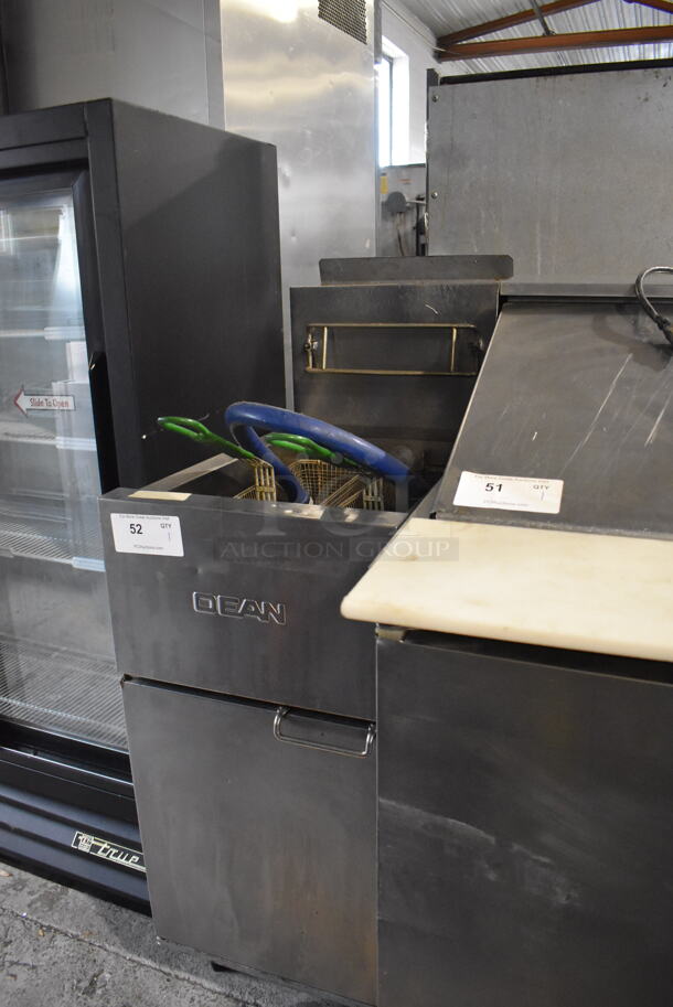Dean SR42GNS Commercial Stainless Steel  Natural Gas Fryer. BTU 1050 - Image 3 of 7