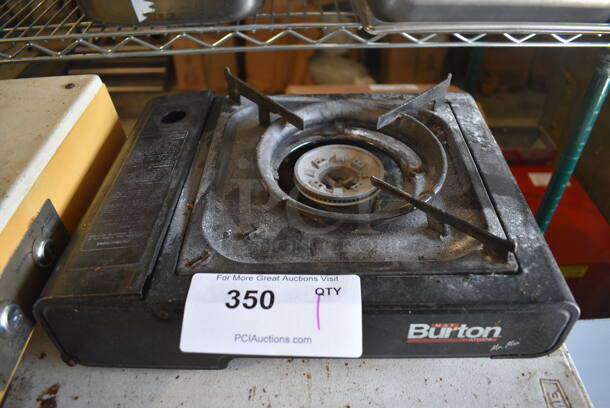 Burton Metal Countertop Single Burner Range. 13.5x10.5x5