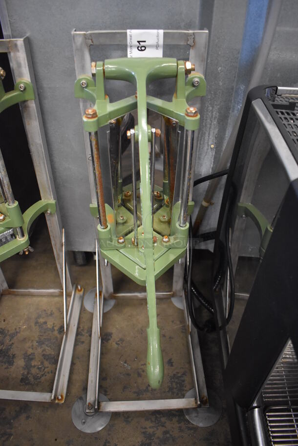 Metal Commercial Countertop French Fry Cutter on Frame. 12x15x26 - Image 2 of 4