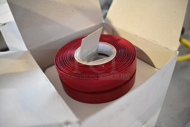 3 BRAND NEW Boxes of Regulus Edgebinding Tape. Red. 3 Times Your Bid! - Image 2 of 4