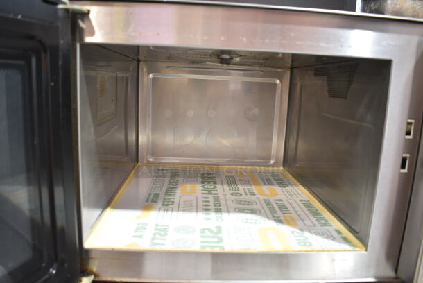 Amana RFS12SW2A Stainless Steel Commercial Countertop Microwave Oven. 120 Volts, 1 Phase.   - Image 3 of 5