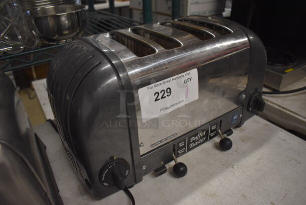 Dualit D4FMC US Metal Countertop 4 Slot Toaster. 120 Volts, 1 Phase. 16x9x9 - Image 2 of 5