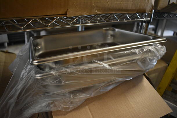 2 BRAND NEW IN BOX! Vollrath Stainless Steel 1/2 Size Drop In Bins. 1/2x2. 2 Times Your Bid! - Image 3 of 5