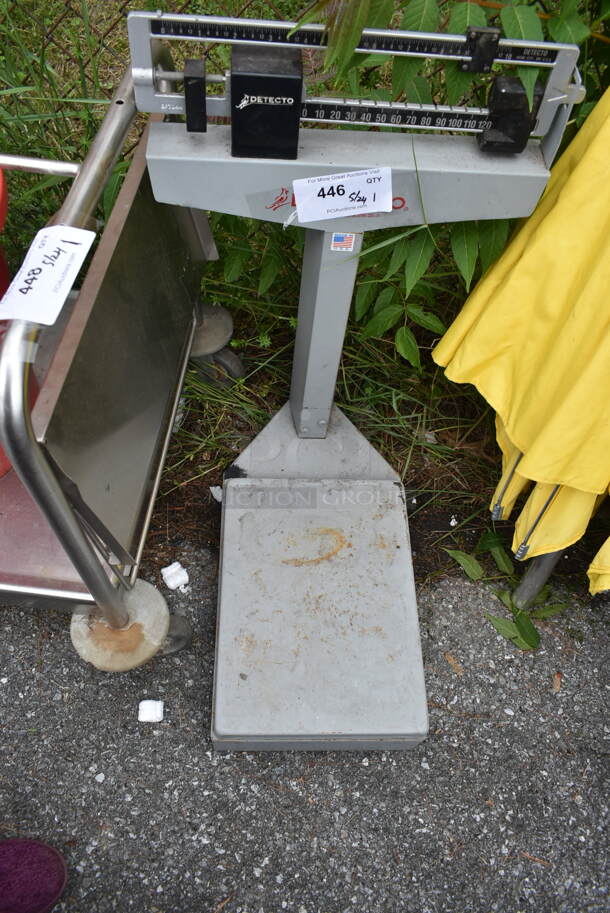 Detecto Metal Scale.  - Image 2 of 4