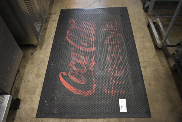 Coca Cola Freestyle Black Floor Mat. 55x34 - Image 2 of 3