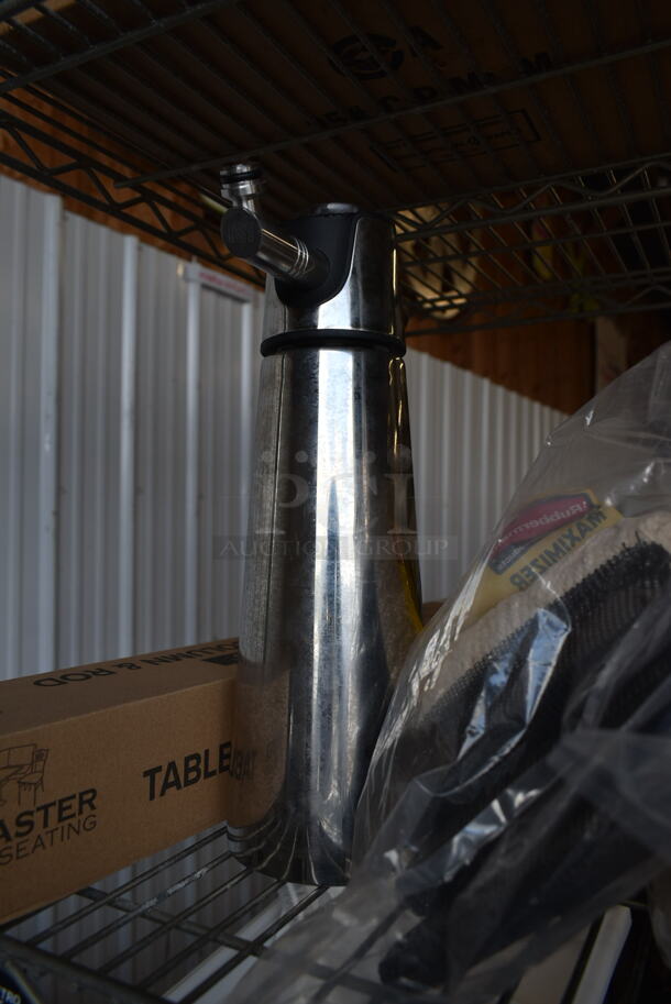 ALL ONE MONEY! Metro Lot of Various Items Including Poly Drop In Bins, Napkin Dispensers and Mop Heads. Shelving Unit Not Included. - Image 7 of 9