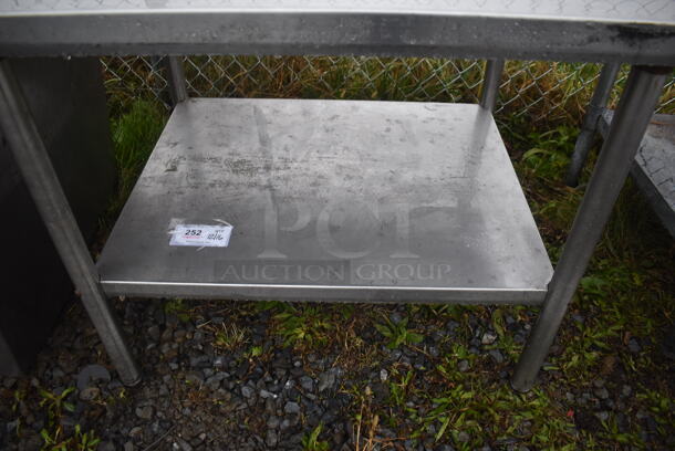 Stainless Steel Table w/ Metal Under Shelf. 36x30x29 - Image 4 of 4