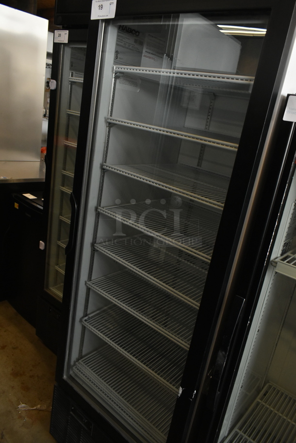 2019 Habco SE18 Metal Commercial Single Door Reach In Cooler Merchandiser w/ Poly Coated Racks. 115 Volts, 1 Phase. Tested and Working! - Image 2 of 5