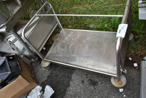 Metal Cart on Commercial Casters. 