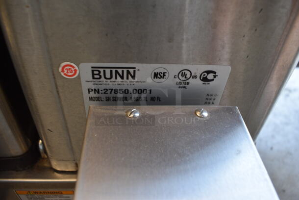 2014 Bunn 2SH STAND Stainless Steel Commercial Countertop Stand w/ 2 Bunn SH SERVER Metal Servers. 120 Volts, 1 Phase. 19x16x25. Tested and Working! - Image 6 of 7