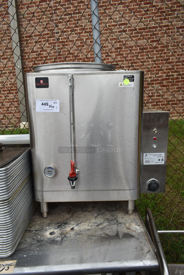 Grindmaster Cecilware A830E Stainless Steel Commercial Automatic Urn. No Lid. 120/208 Volts, 1 Phase.  - Image 1 of 2