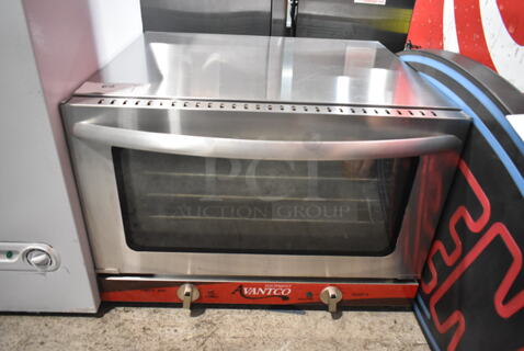 Avantco 177CO16 120 Stainless Steel Commercial Countertop Electric Powered Half Size Convection Oven. 120 Volts, 1 Phase. Tested and Working!