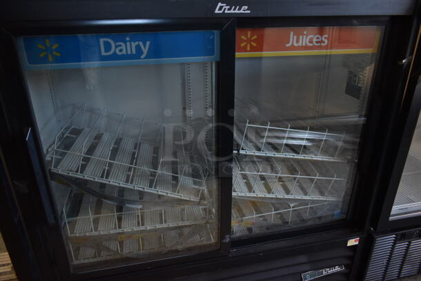 2019 True GDM-41SL-48-HC-LD Metal Commercial 2 Door Reach In Cooler Merchandiser w/ Poly Coated Racks. 115 Volts, 1 Phase. Tested and Powers On But Does Not Get Cold - Image 3 of 5