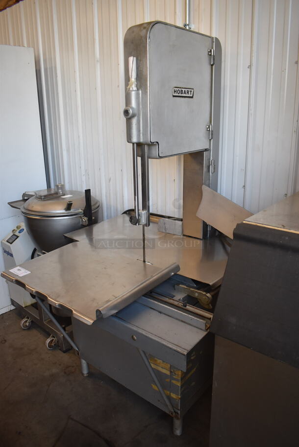 Hobart Metal Commercial Floor Style Meat Saw. 208-240 Volts, 1 Phase. 45x41x73 - Image 3 of 6