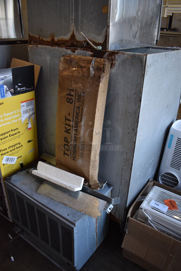 Hoshizaki KM-500MRF Stainless Steel Commercial Ice Head on Commercial Ice Bin and Remote Compressor. 115-120 Volts, 1 Phase. 31x35x77, 22x14x18 - Image 6 of 8