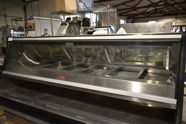 Custom Deli's Inc DILW8CBSS Stainless Steel Commercial Floor Style Heated Display Case Merchandiser. 120/208 Volts, 3 Phase.  - Image 2 of 8