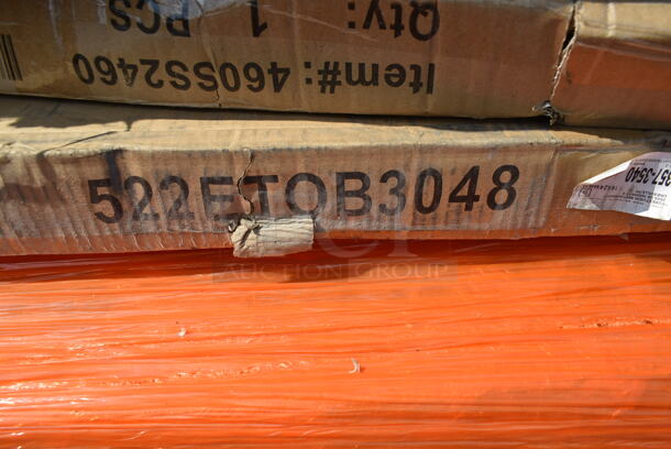BRAND NEW SCRATCH AND DENT! Steelton 522ETOB3048 30" x 48" 18-Gauge 430 Stainless Steel Open Base Work Table - Image 2 of 2