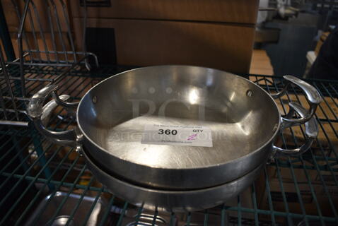 2 Metal Pots. 15x10.5x3. 2 Times Your Bid!