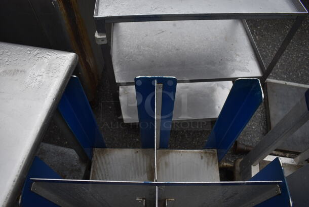 Metal Commercial Dish Cart on Commercial Casters. 22x22x32 - Image 3 of 5
