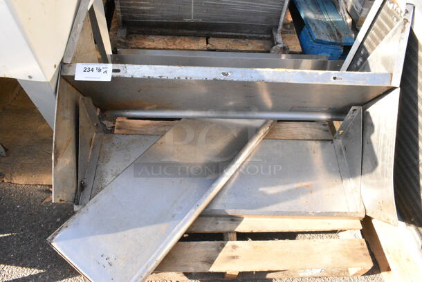 4 Various Metal Shelves. 4 Times Your Bid!  - Image 1 of 4
