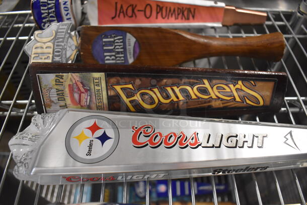 8 Beer Tap Handles Including Miller Lite, Coors Light, Founders and Samuel Adams. Includes 13". 8 Times Your Bid! - Image 3 of 5