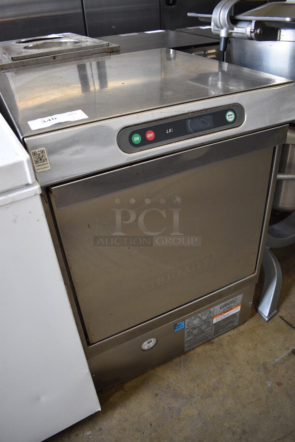 Hobart Model LXIH Stainless Steel Commercial Undercounter Hi Temp High Temperature Dishwasher. 120/208-240 Volts, 1 Phase. 24x26x34 - Image 6 of 6