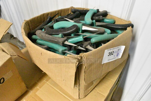 145 SHARPENED Stainless Steel Knives Including Poultry Knives. 145 Times Your Bid!  - Image 2 of 6