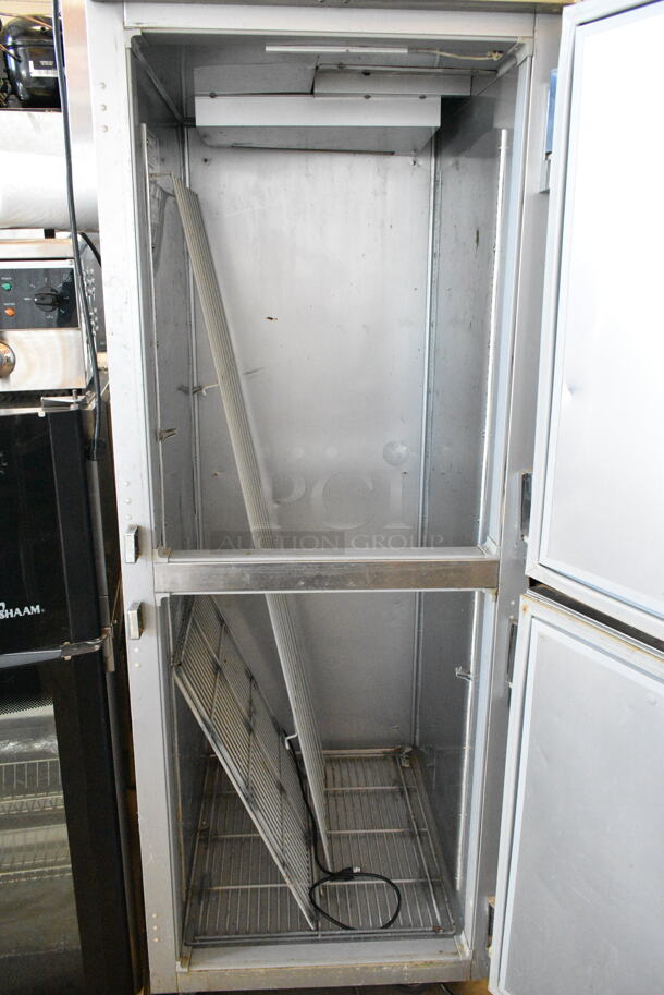 Beverage Air HF1HC-1HS-18 Stainless Steel 2 Half Size Door Reach In Freezer. 115 Volts, 1 Phase. Tested and Working! - Image 7 of 8