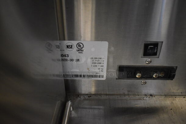 2012 Bunn Model DUAL SH DBC Stainless Steel Commercial Countertop Dual Coffee Machine w/ Hot Water Dispenser, 2 Stainless Steel Brew Baskets and 2 Bunn Model SH SERVER Satellite Servers. 120/208-240 Volts, 1 Phase. 18x24x36. Tested and Working! - Image 5 of 6