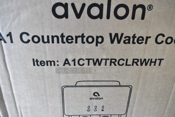 BRAND NEW IN BOX! Avalon A1CTWTRCLRWHT Premium Hot/Cold Top Loading Countertop Water Cooler Dispense. 115 Volts, 1 Phase.  - Image 3 of 3
