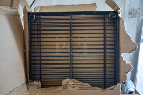 BRAND NEW SCRATCH AND DENT! Metro 1860NBL 2 Wire Shelves.