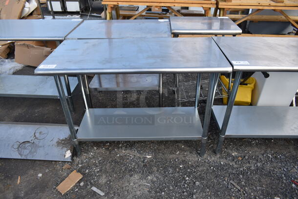 Stainless Steel Table w/ Under Shelf. - Image 1 of 4