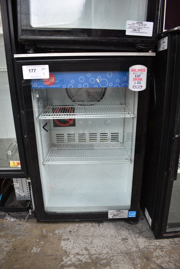 Imbera EVC04 Metal Commercial Single Door Mini Cooler Merchandiser. 115 Volts, 1 Phase. Tested and Does Not Power On - Image 1 of 3