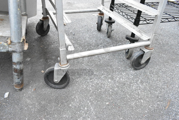 Metal Commercial Pan Transport Rack on Commercial Casters.  - Image 2 of 2