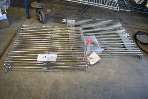 BRAND NEW SCRATCH AND DENT! Lot of 4 Items; HP414232 Cleveland 414232 Rack;Assembly;5 Pan Compt, HPS102003 Cleveland S102003 Rack;Asy;Center Wire; Pcl Svc, 